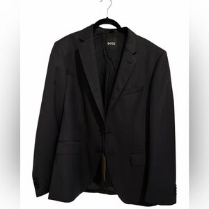 NWT Hugo Boss Grey Men's Two-Button Tailored Blazer 42s Slim Fit